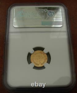 Italy Papal States 1853 R Gold Scudo NGC UNC Details