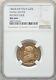 Italy Papal States 1866 20 Lire Gold Coin Choice Uncirculated Ngc Cert. Ms64+