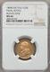Italy Papal States 1866 20 Lire Gold Coin Choice Uncirculated Ngc Certified Ms64