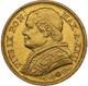Italy Papal States 1867 XXII 20 Lire Gold Coin, Uncirculated Ngc Certified Ms61