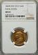 Italy Papal States 1869 20 Lire Gold Coin Choice Uncirculated Certified Ngc Ms63