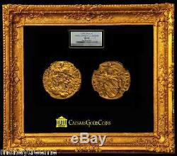 Italy Papal States Madonna Clement XII Gold Zecchino Coin 1739 Ngc Ms 62 Rome