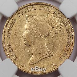 Italy Parma 1815 40 LIRE Gold Coin NGC VF35 KM-C32 Italian States Maria Luigia