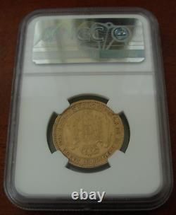 Italy Parma 1815 Gold 40 Lire NGC UNC Details Maria Luigia