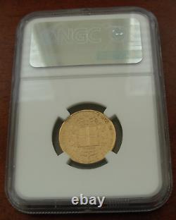 Italy Sardinia 1849 Anchor P Gold 20 Lire NGC AU Carlo Alberto