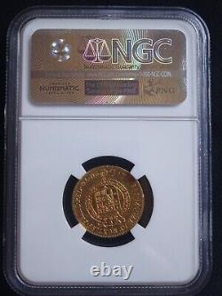 Italy Sardinia Gold 20 Lire 1819 L, NGC AU55