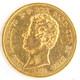 Italy States Sardinia 1836 20 Lire Ruler Carlo Alberto. 900 Fine Gold KM# 131.2