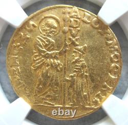 Italy Venice 1763-78 Gold 1 Zecchino NGC XF-Details Alvise Mocenigo IV
