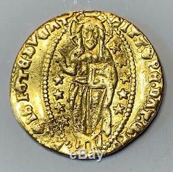 Italy. Venice. Antonio Venier! Ducato 1382-1400 Ad Scarce! Choice Coin