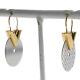 LOUIS VUITTON M00189 V coin Essential earring gold/Silver metallic Women