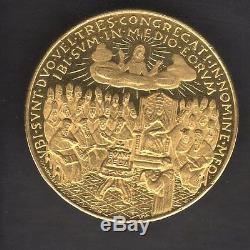 Lot #8 1962 Vatican II Council Pope John XXIII Gold Coin Catholic Medal Rare