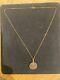 MILOR 18K YELLOW GOLD ROMAN COIN PENDANT With14K YELLOW GOLD SERPENTINE NECKLACE