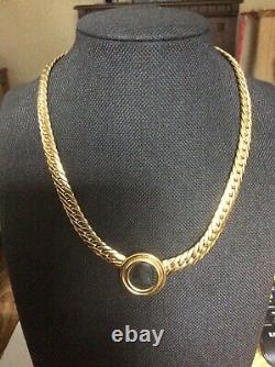 Magnificent Italy 18k Gold Ancient Coin Necklace 15.5. 60% Off