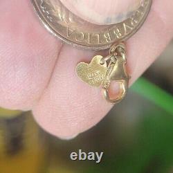 Milor 14k Gold Coin Bracelet Italy