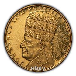ND 1958-63 Vatican City 3 Dukat Gold Coin John XXIII 10.6g 0.334 AGW G1810