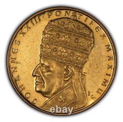 ND 1958-63 Vatican City 3 Dukat Gold Coin John XXIII 10.6g 0.334 AGW G1810