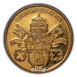 ND 1958-63 Vatican City 3 Dukat Gold Coin John XXIII 10.6g 0.334 AGW G1810