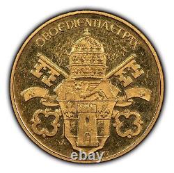 ND 1958-63 Vatican City 3 Dukat Gold Coin John XXIII 10.6g 0.334 AGW G1810