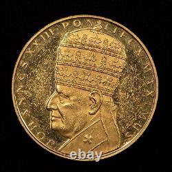 ND 1958-63 Vatican City 3 Dukat Gold Coin John XXIII 10.6g 0.334 AGW G1810