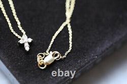 NEW Authentic Tiny Treasures Diamond Baby Cross Necklace by Roberto Coin