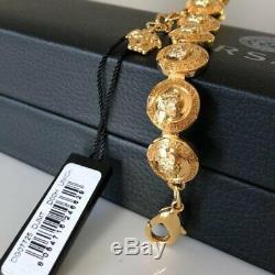 NEW VERSACE Medusa Coin Bracelet