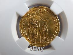 Ngc 1741-52 Italy Iz Venice Pietro Grimani Xf Deatils Mount Removed Gold Coin