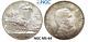 NGC Italy 1913 MS 64 1 Lira Silver Unc Coin Quadriga Golden Patina Yearly Type