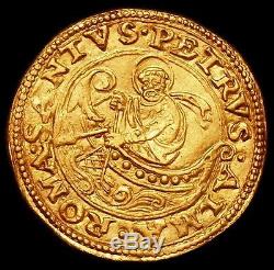 NICE Papal States Gold Fiorino di Camera of Leone X (1513-1521) MEDICI POPE