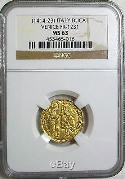 Nd(1414-1423) Tomaso Mocenigo Venice, Italy Gold Ducat Ngc Ms-63 L@@k