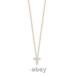 New Authentic Tiny Treasures Diamond Baby Cross Necklace by Roberto Coin
