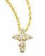 New Authentic Tiny Treasures Diamond Baby Cross Necklace by Roberto Coin
