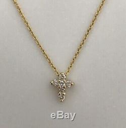 New Authentic Tiny Treasures Diamond Baby Cross Necklace by Roberto Coin