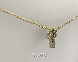 New Authentic Tiny Treasures Diamond Baby Cross Necklace by Roberto Coin