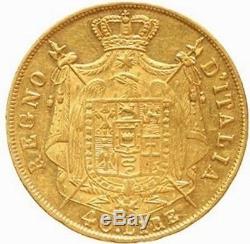 Of GREAT RARITY ITALY NAPOLEON Ier GOLD OR 40 LIRE 1812 MILANO aUNCIRCULATED