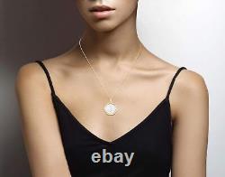 Original 18K Gold- 925 Sterling Silver Genuine 2-Lira Bee Coin Made in Italy