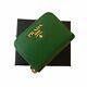 Prada Verde Green Saffiano Leather Gold Zip Coin Purse Wallet 1MM268