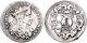 RARE AXF NAPLES 1696 20 GRANA SILVER TARI King Charles II of Spain/Golden Fleece