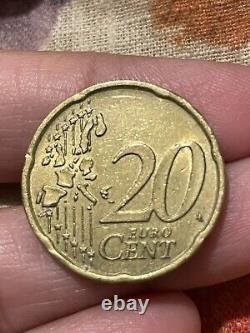 RARE- Italy 20 Cent Euro With Errors