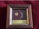 RARE VINTAGE 8K LOT Solid Gold COINS wood frame miniature Gold coin Maximillian