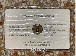 RARE VINTAGE 8K Solid Gold COIN Miniature Gold coin Pope Paul VI Special