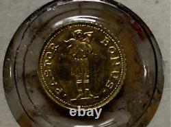 RARE VINTAGE 8K Solid Gold COIN Miniature Gold coin Pope Paul VI Special