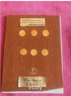RARE VINTAGE LOT 8K Solid Gold COIN N. 7 miniature Gold KINGS & others