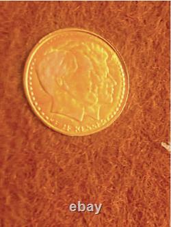 RARE VINTAGE LOT 8K Solid Gold COIN N. 7 miniature Gold KINGS & others