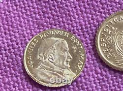 RARE VINTAGE LOT 8K Solid Gold COIN miniature Gold coins Pope & St Marine
