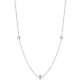ROBERTO COIN 18KT White Gold Diamonds by the Inch Necklace (001317AWCHD0)