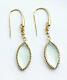 ROBERTO COIN 18K Gold Diamond Green Amethyst Marquise Earrings NEW $2400