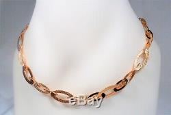ROBERTO COIN 18K ROSE GOLD NECKLACE 37.2gr MADE IN ITALY $6,100