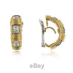 ROBERTO COIN 18K Vintage Appassionata Convertible Pierced Clip Earrings $2,940