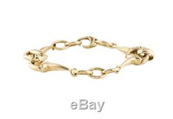 ROBERTO COIN 18K Yellow Gold Horsebit Link Bracelet medium $3100