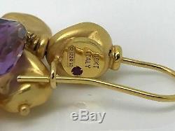 ROBERTO COIN 18K Yellow Gold Multi-Gem Golden Nugget Dangle Earrings